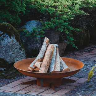 Round Steel Wood Burning Smokeless Fire Pit