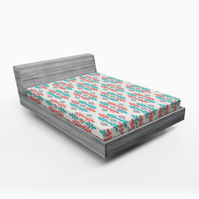 Microfiber Geometric Fitted Sheet
