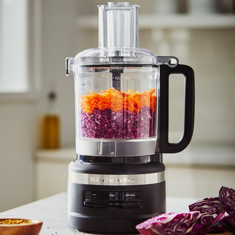 KitchenAid® 9 Cup Food Processor, Matte Black