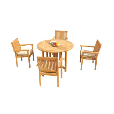 Mashburn Teak Bistro Set