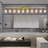 10-Light Bathroom Vanity Light with Clear Glass-2124907136
