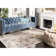 Tapis beige / bleu Minonk