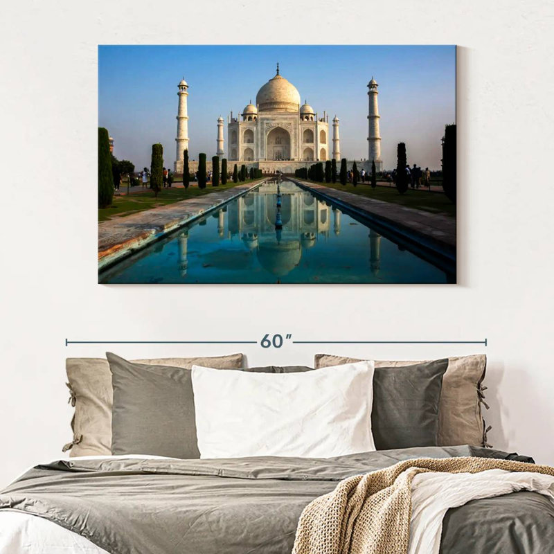 Adella Taj Mahal Pool Reflection, 34" H x 51" W