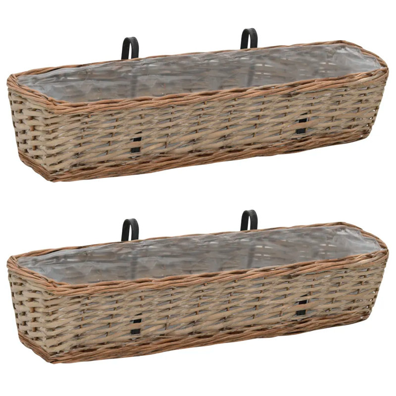 Aanuoluwa Handmade Wall Planter, 15cm H x 80cm W x 20cm D