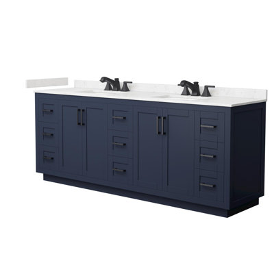Miranda 84" Freestanding Double Bathroom Vanity