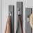 Claflin Modern Hall Stand with Mirror & Coat Rack, Light Mocha & Anthracite, 53.9 x 21.7 x 13.8 inches | 100% Melamine Coated Particle Board, Soft-Close Hinges, Wall-Mountable, Multiple Shelves for Stylish Organization-1152343122