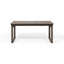 Table de salle à manger d'extérieur extensible en bois d'acacia, gris