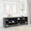 Ingham 24 Pair Shoe Storage Bench, Entryway Bench, Mud Room Organization and Cubby  Bench for up to 24 Pairs of Shoes, 15.5"D x 60"W x 20.25"H, Black-28892814