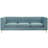 Silver Orchid Adams Channel Tufted Performance Velvet Sofa-354369572