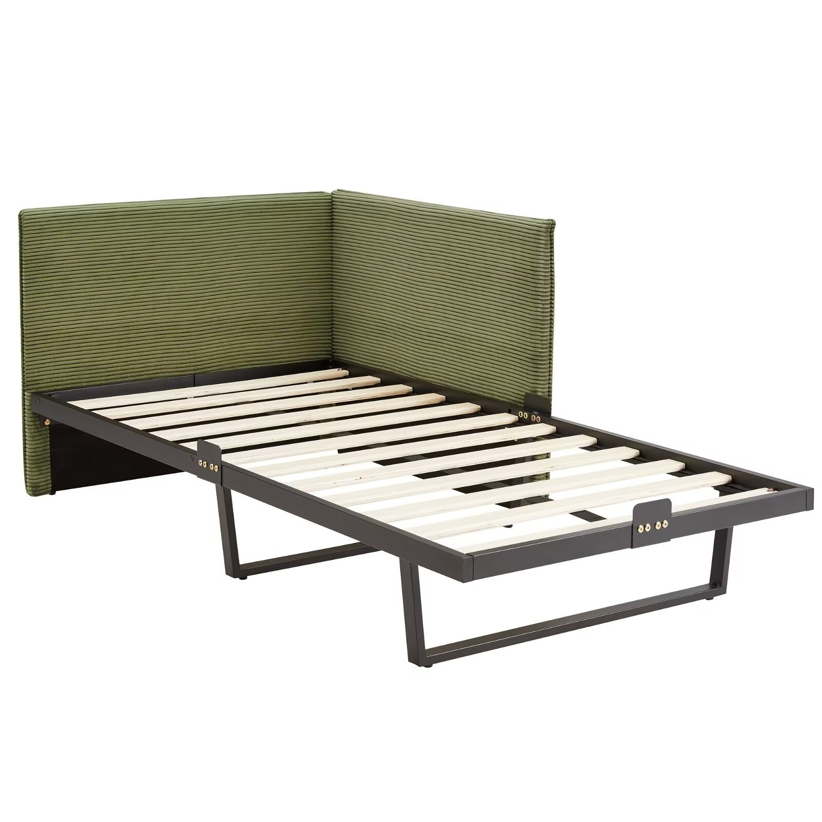 Latitude Run® Abdiqani Upholstered Daybed Contemporary Corduroy Accent