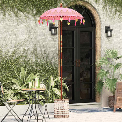 Balinese Parasol Cotton, Solid Wood
