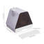 Polyethylene Plastic Litter Box with Scoop