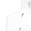 Meuble-lavabo mural 24 po avec lavabo en céramique blanche et porte à fermeture en douceur, blanc brillant-129437839
