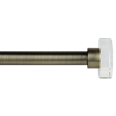 Swopes Polyresin Adjustable Single Curtain Rod
