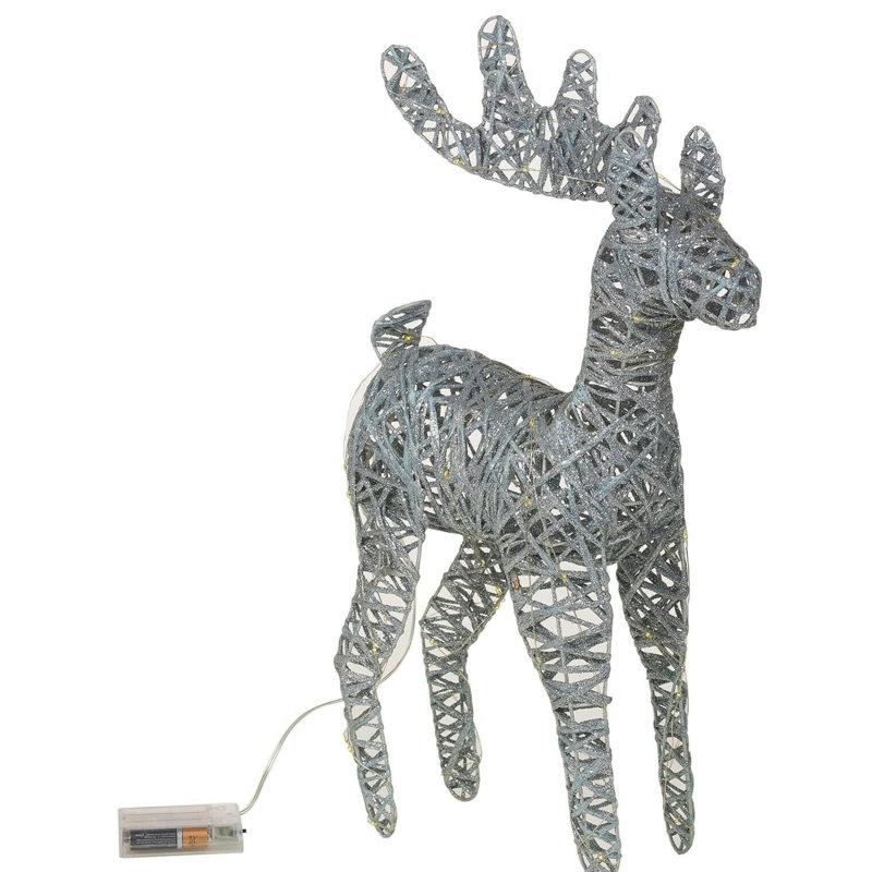 Christmas Figurines & Collectibles, Silver Glitter