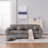 Myroslava Upholstered Loveseat Sofa with Pillows-112307108