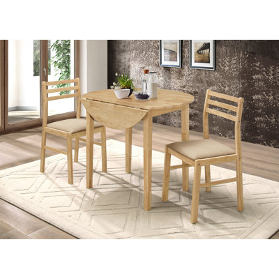 Curwensville 3 - Piece Drop Leaf Dining Set by Gracie Oaks