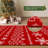 Krys Christmas Decorative Washable Area Rug With Non-Slip Backing-572137171