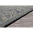 Blue Hand Hooked Wool Rug with Full-Surface Transitional Motif-584135466