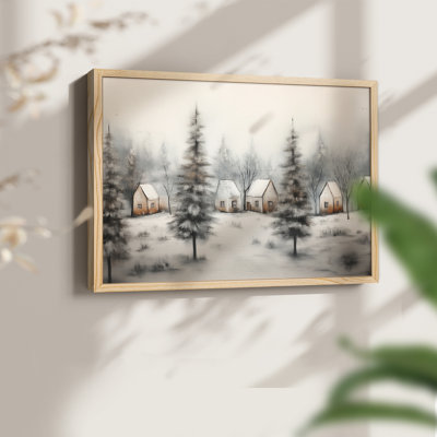 Chirstmas Art-CMXCVII -Framed Print - Restickable