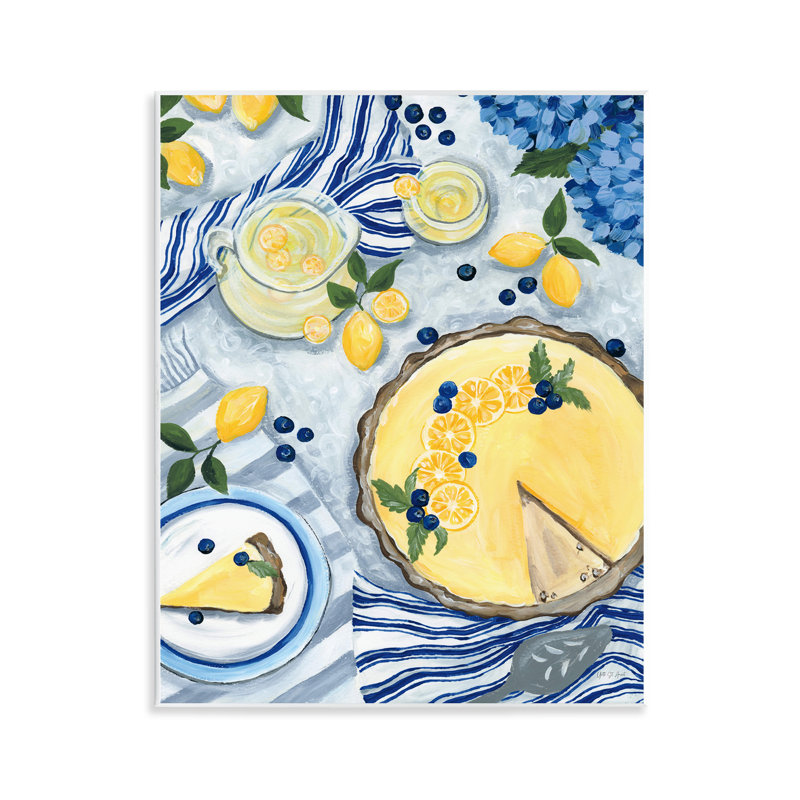  Art mural de pique-nique citronnelle d'été par Yvette St. Amant