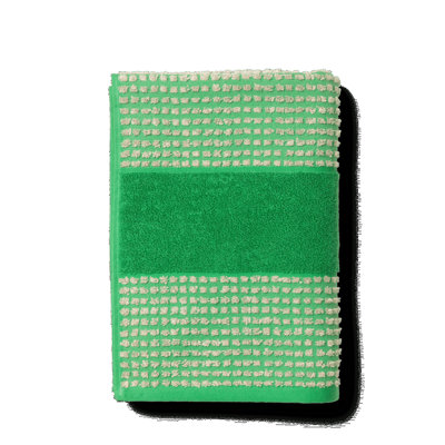 Check Bath Towel 27.6" X 55.1" Sand