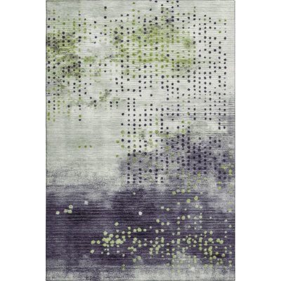 Premium Machine Washable Mouton Geometric Rug