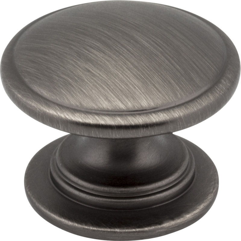 Durham Mushroom Knob, Brushed Pewter