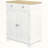 Compact Sideboard with Solid Wood Top