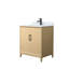 Janna 30" Freestanding Single Bathroom Vanity with Marble Top-1584970614