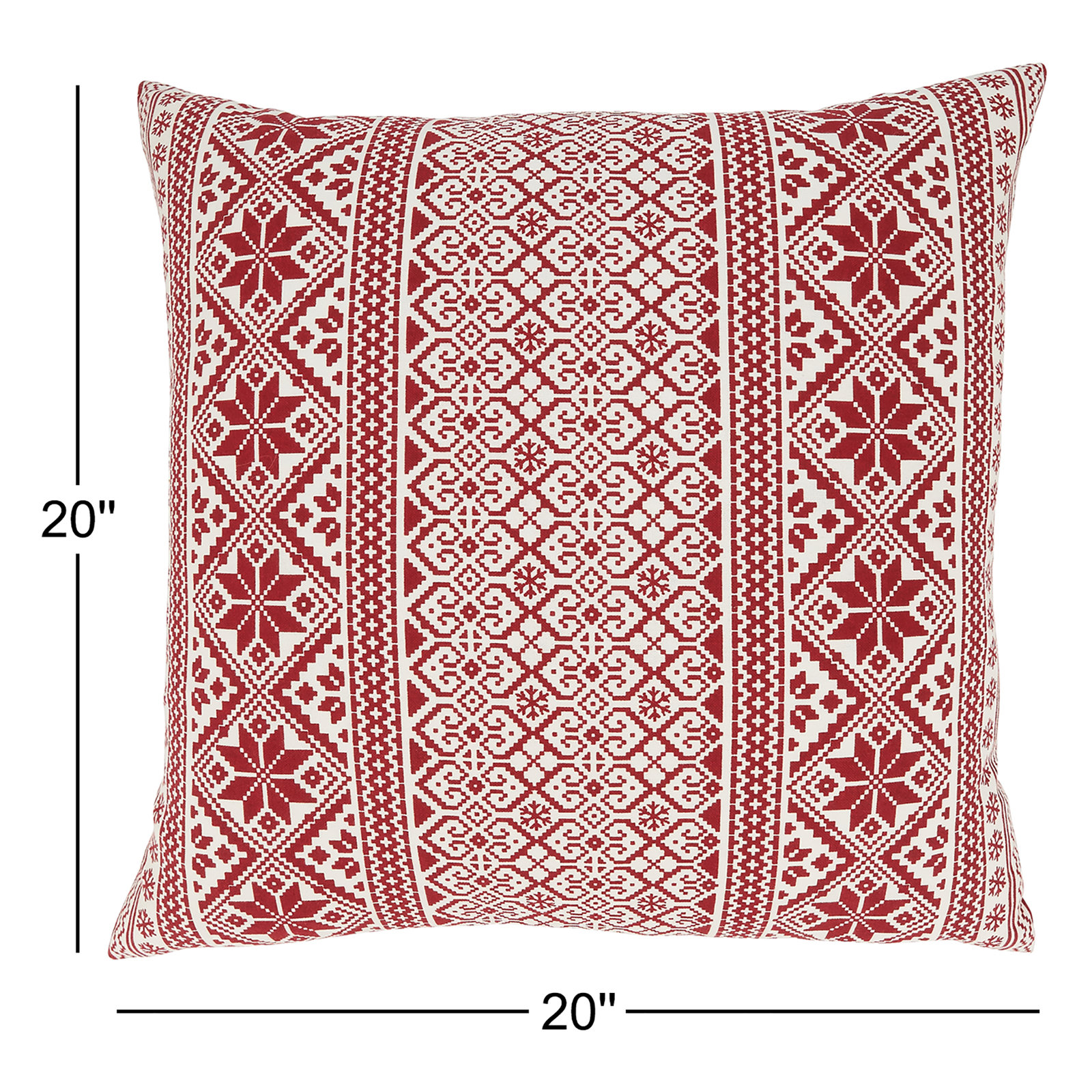 Glenroy Cotton Throw Pillow, Down Blend