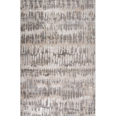 Tapis rectangulaire Kennily avec envers antidérapant