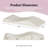 Ergonomic Lash Bed Topper Pad, Foldable Curvy Massage Foam Cushion for Salon-465383825