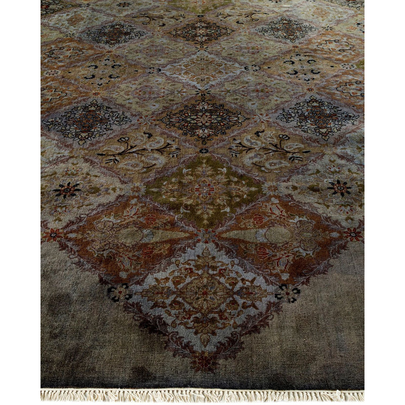 Fine Vibrance One-of-a-Kind 9' 1" X 9' 1" Hand Knotted Area Rug
