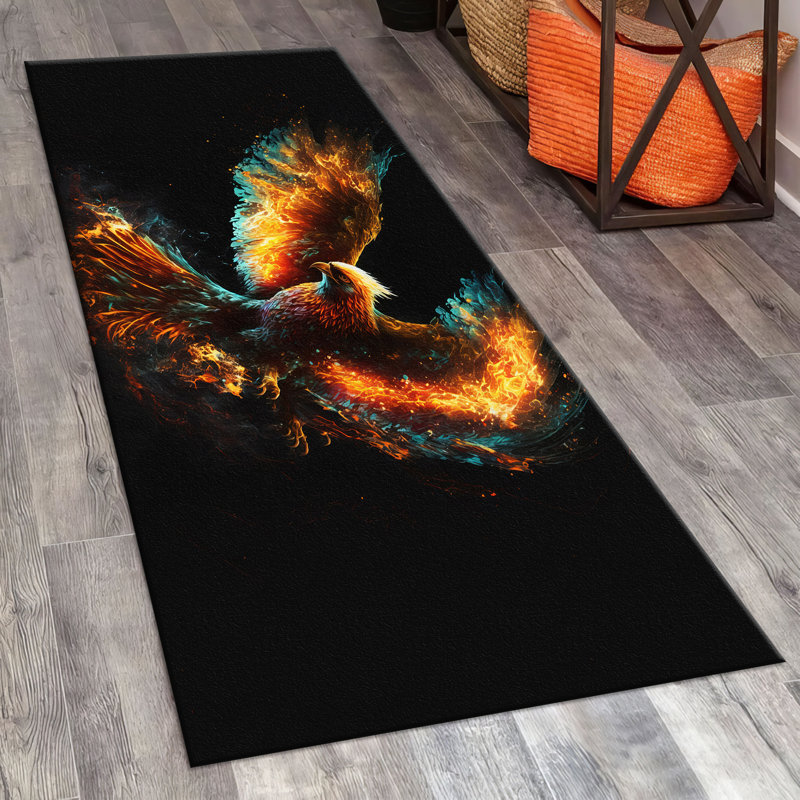Stylish With Pile Soft Type Printed Rug Featuring Eye-Catching Geometric Pattern Ideal for Adding a Touch of Elegance to Your Living Room or Bedroom Decor