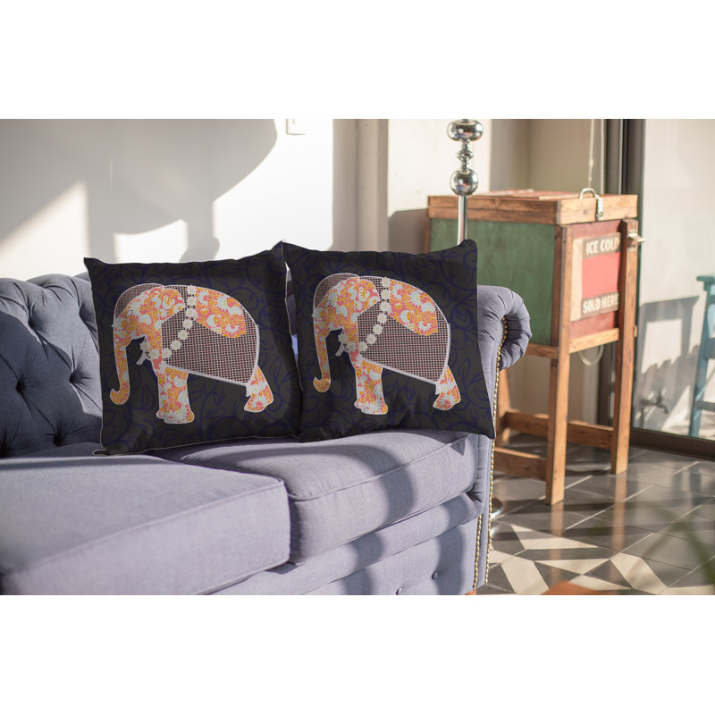 Housse et insert de coussin carré Jerritt, 16" x 16"
