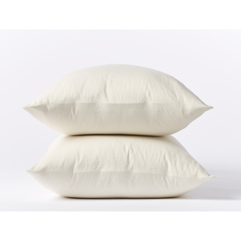 Cloud Soft Sateen Pillowcase, Undyed, Standard/Queen Pillowcase