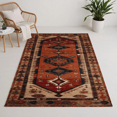 Tapis turc intérieur et extérieur brun