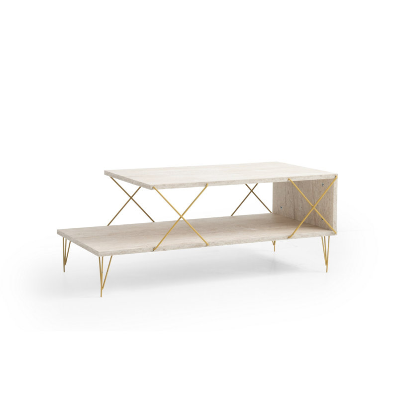 Glorias Coffee Table, Gold