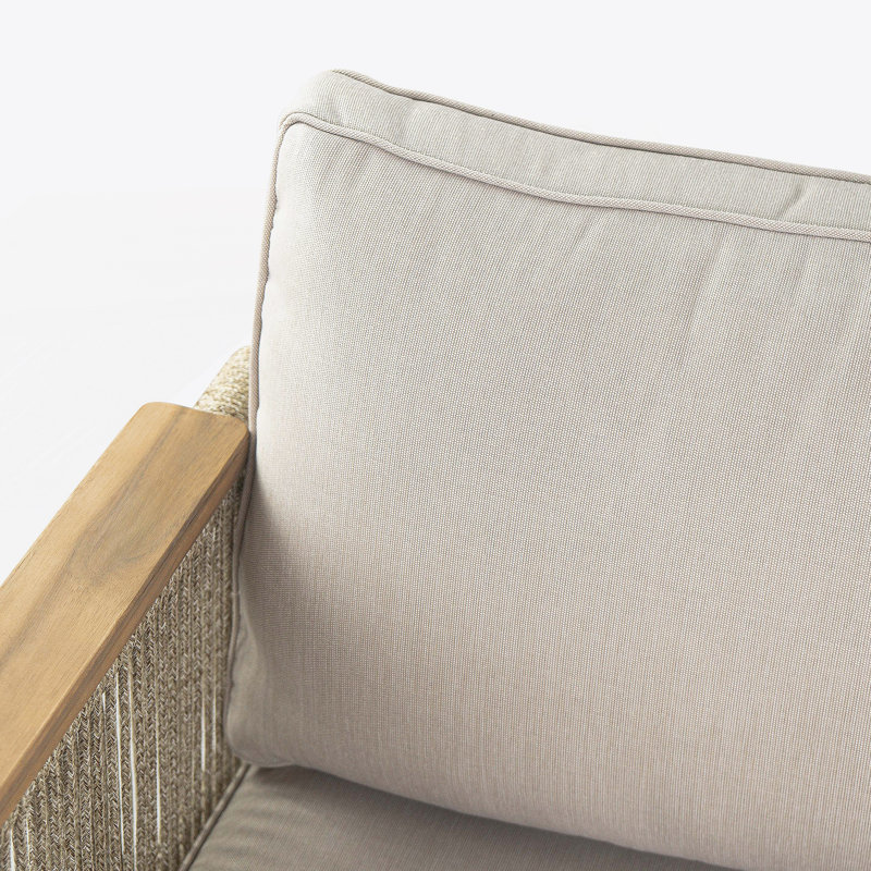 Fauteuil club d'extérieur, ensemble de 2