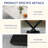 Juvan Modern Rectangular Sintered Stone Dining Table With Pedestal Base-140005112