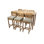 Monterey 4 - Piece Solid Wood Dining Set