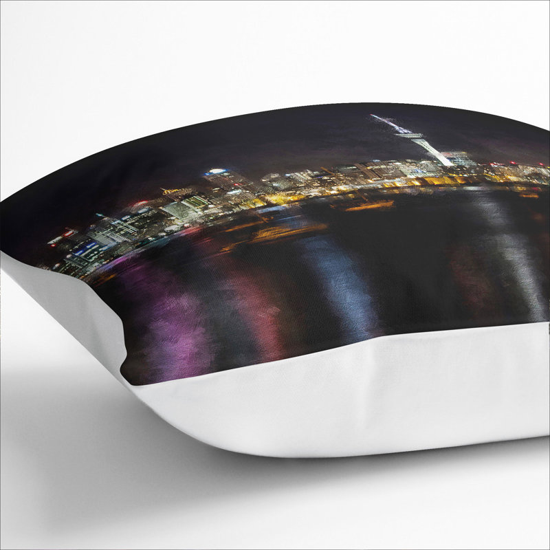 Square Cushion, 40cm W x 40cm D x 15cm D, White
