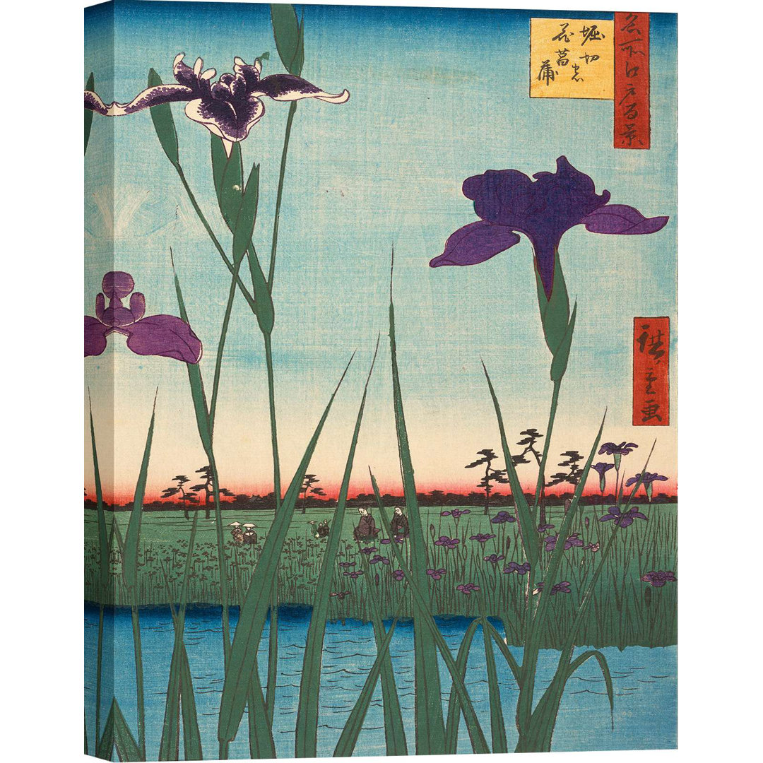 "Japanischer Irisgarten" von Ando Hiroshige