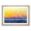 Orange Sunset Abstract - Framed Print