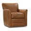 Times Square Leather Swivel Recliner