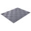Paquet de 25 carreaux de sol de garage en plastique gris, tapis antidérapants de 15,6 po x 15,6 po-130940517