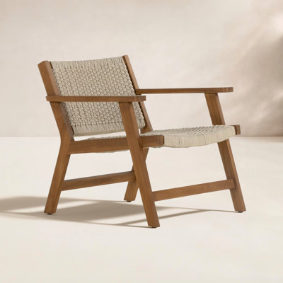 Alaire Teak Outdoor Lounge Chair