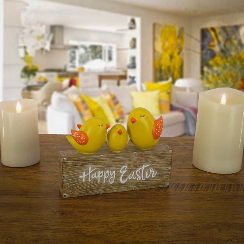 6" "Happy Easter" Tabletop Décor
