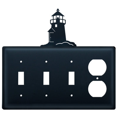 Landscape & Nature 4 - Gang Standard Combination Wall Plate